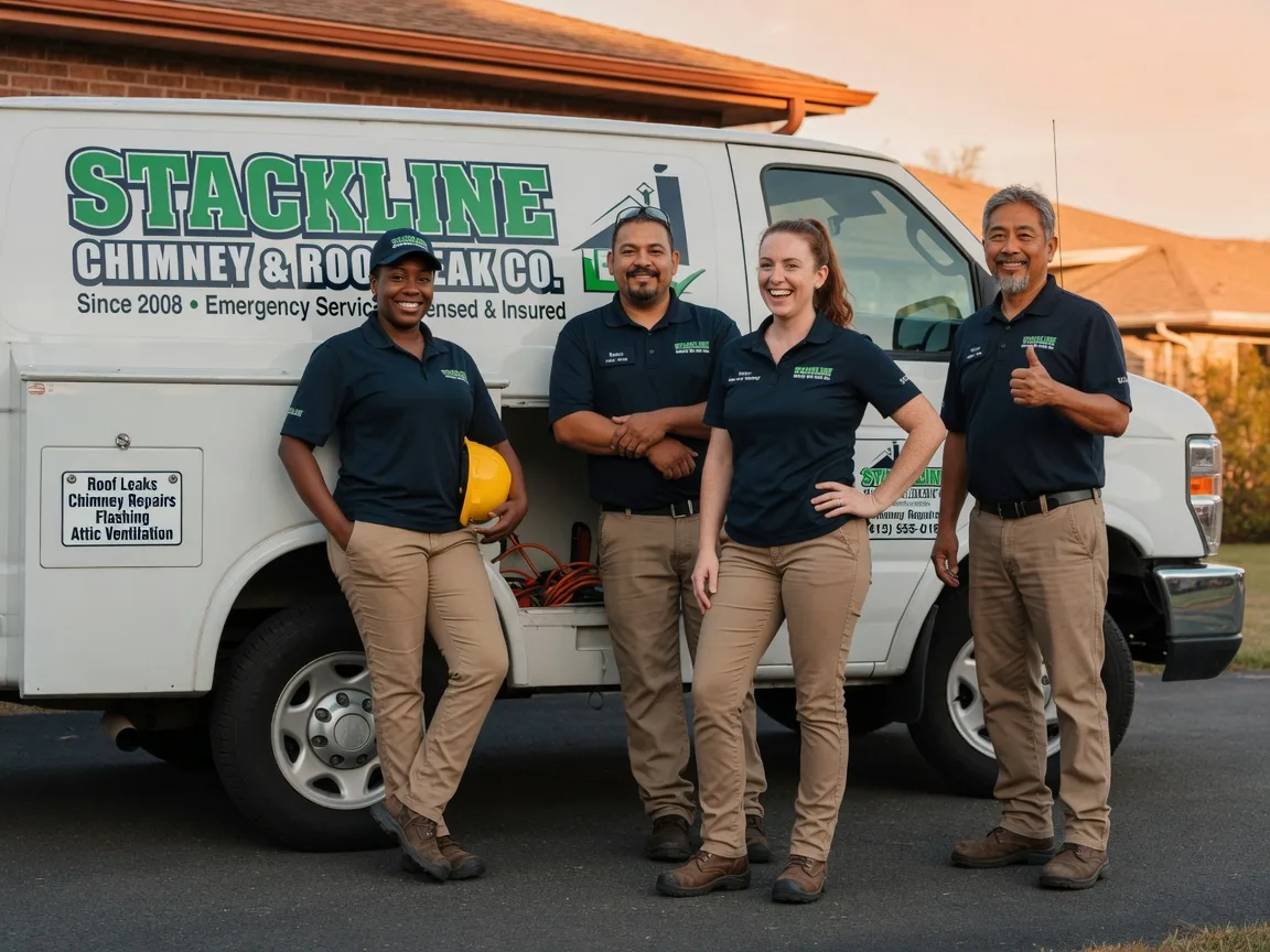 Chimney flashing repair company in Jamestown, OH